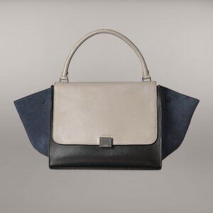 CELINE Phoebe Philo Trapeze 2-way Handbag Shoulder Bag Satchel